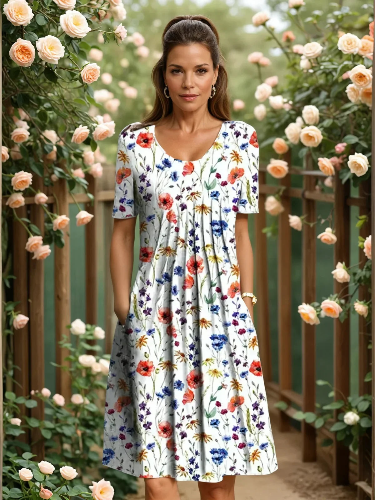 Marga | Elegantna haljina koja prekriva trbuh