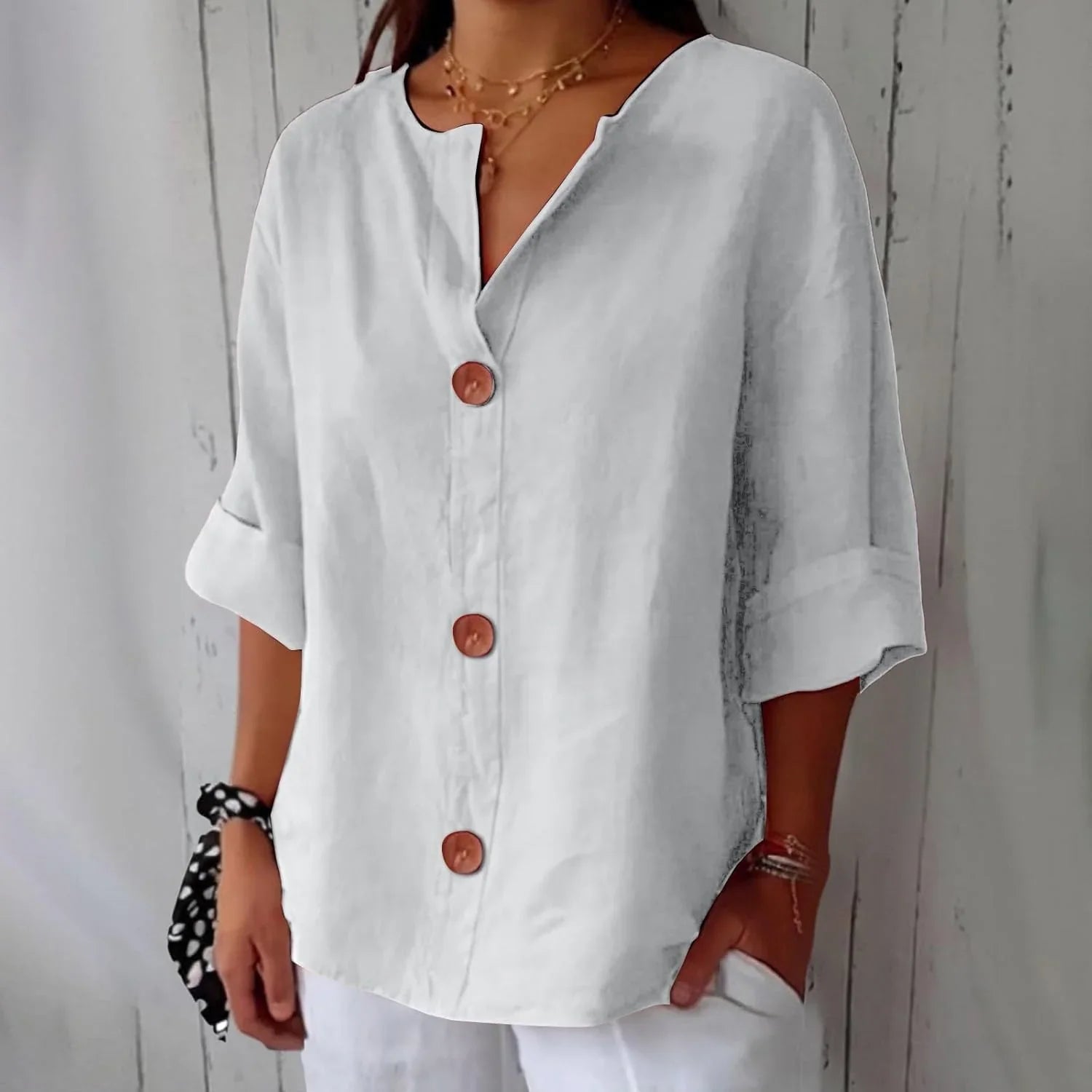 Nada | Ležerna lanena bluza