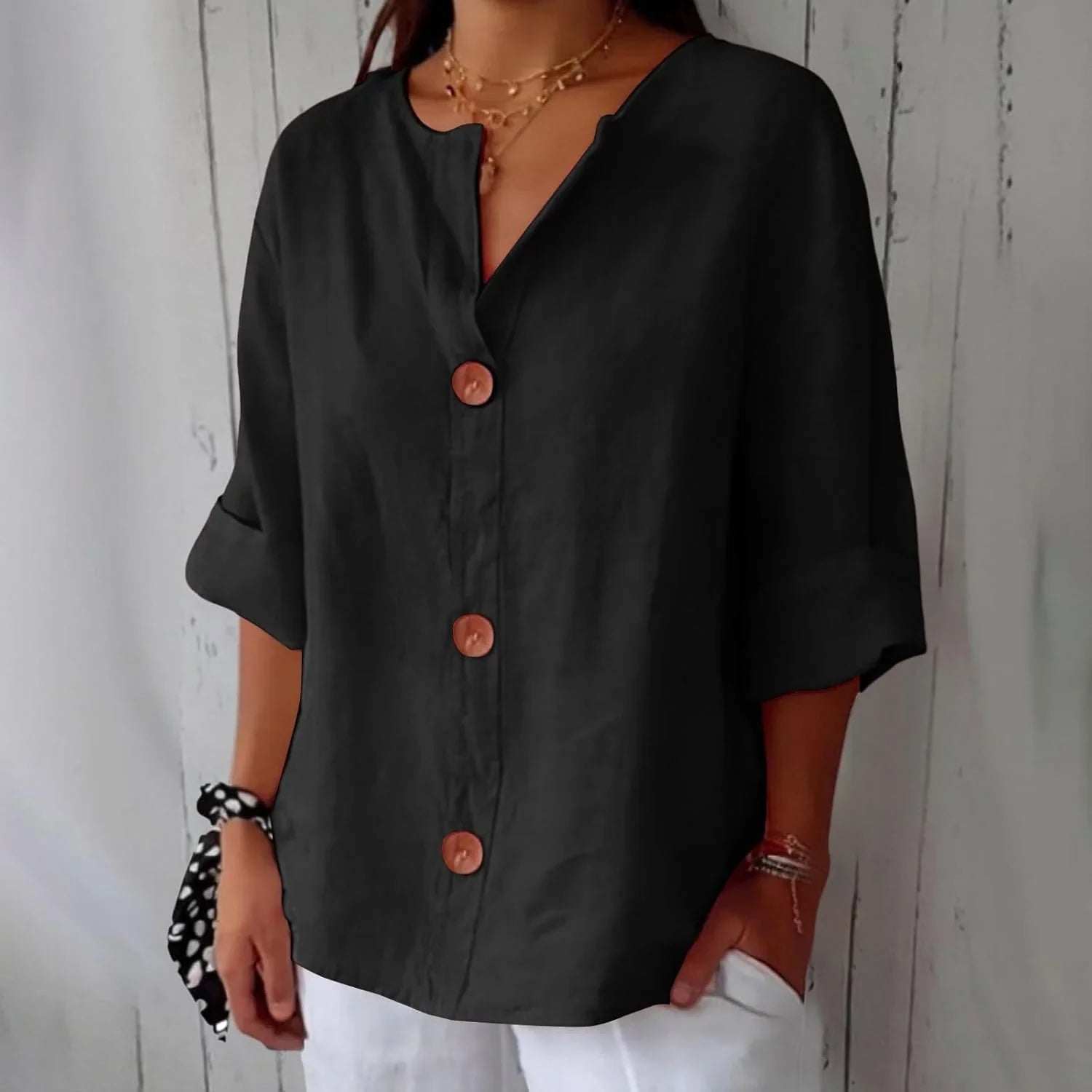 Nada | Ležerna lanena bluza